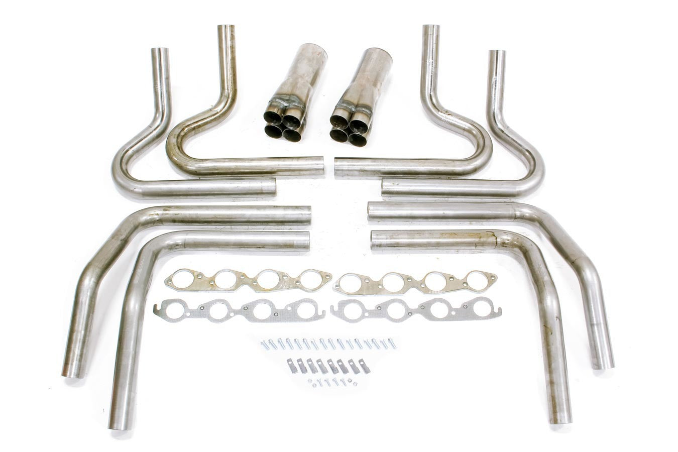 Hedman 2-3/8in BBC Weld Up Kit- 4-1/2in Slip On Collecto MPN HED65681 For Chevy