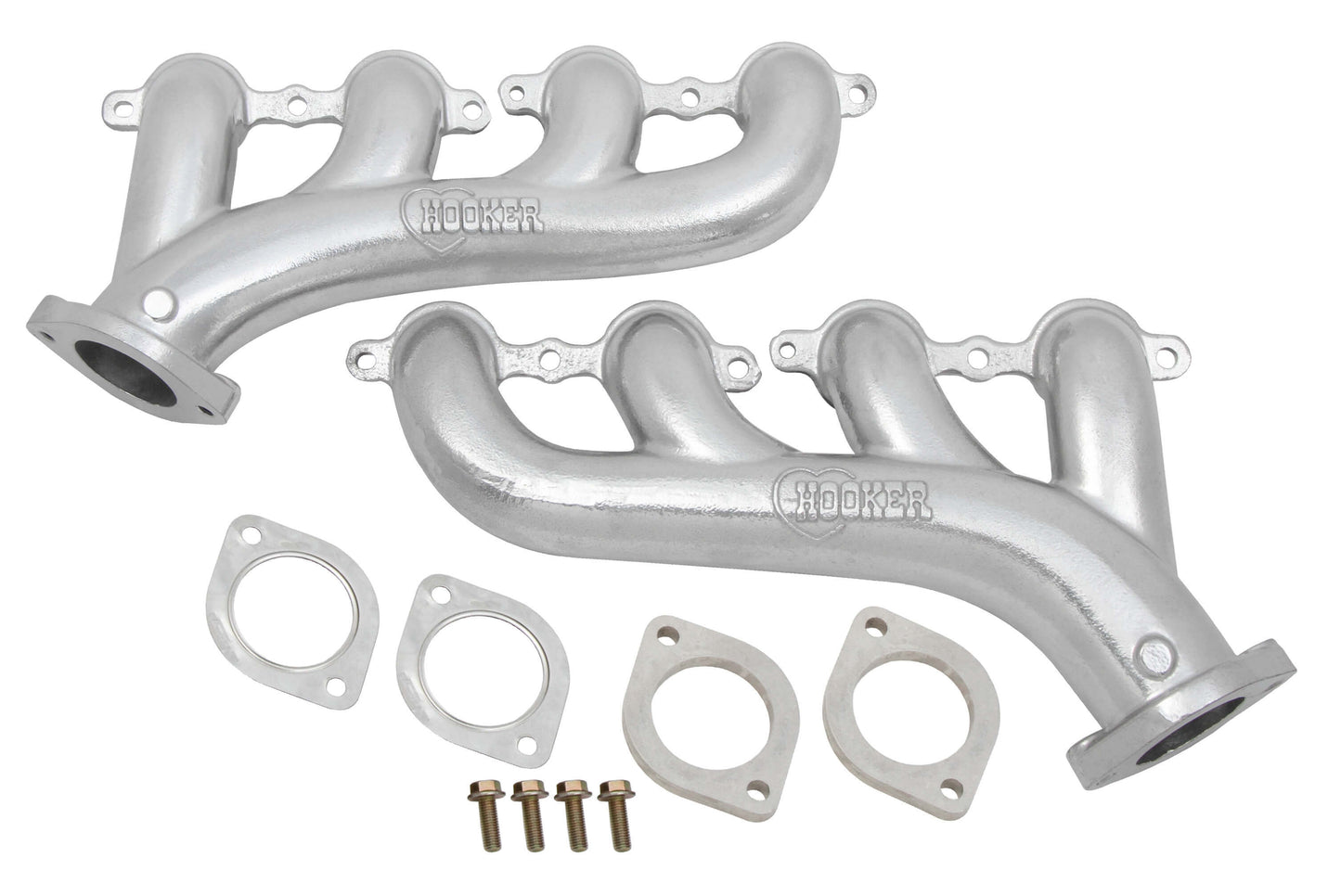 Hooker GM LS Cast Iron Exhaust Manifolds w/2.5in Outlet MPN HKR8502-1 For GM LS-Series, Ram