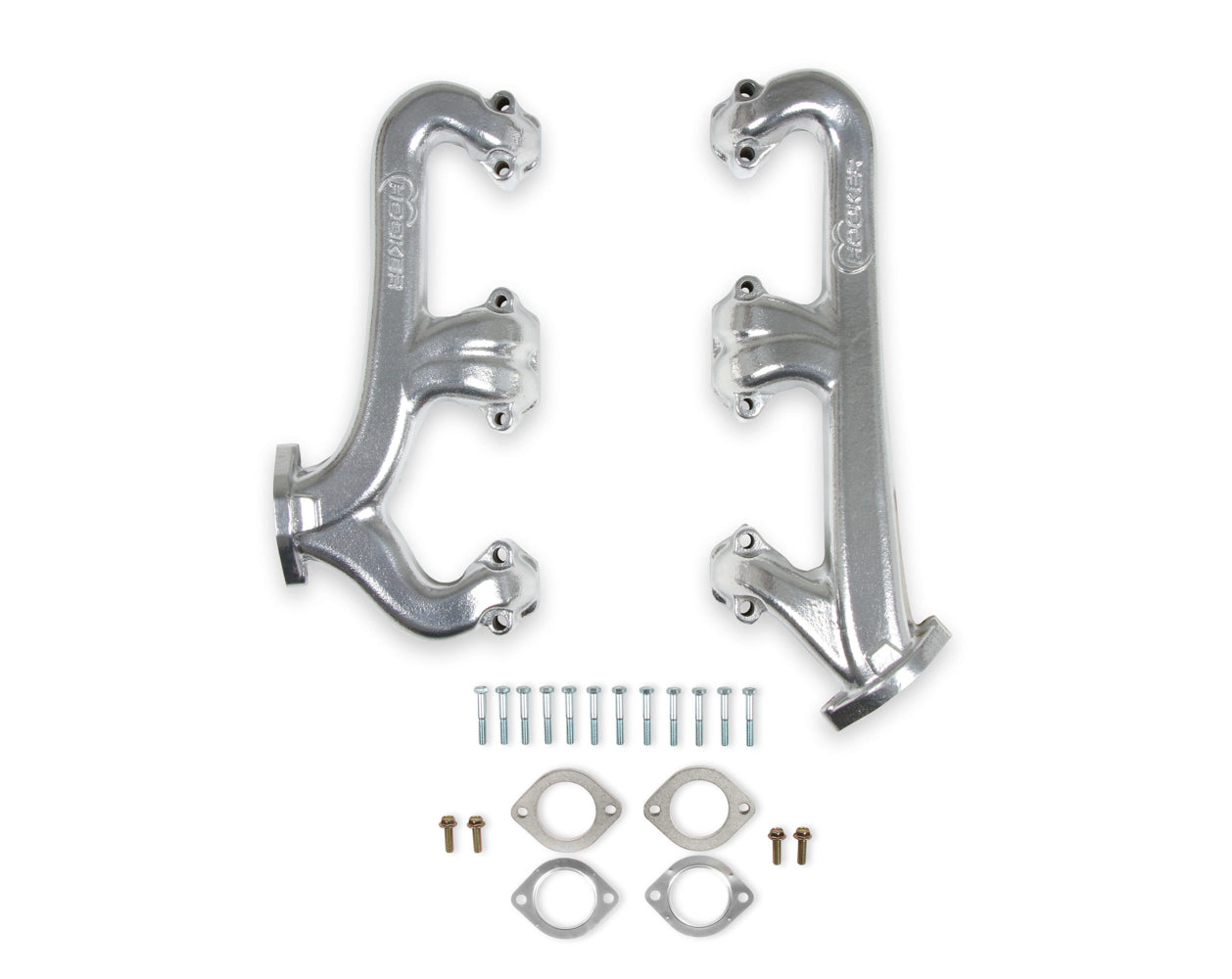 Hooker Exhaust Manifold Set Cast Iron - SBC 2.5 Dia MPN HKR8527-1HKR For Chevy Ram