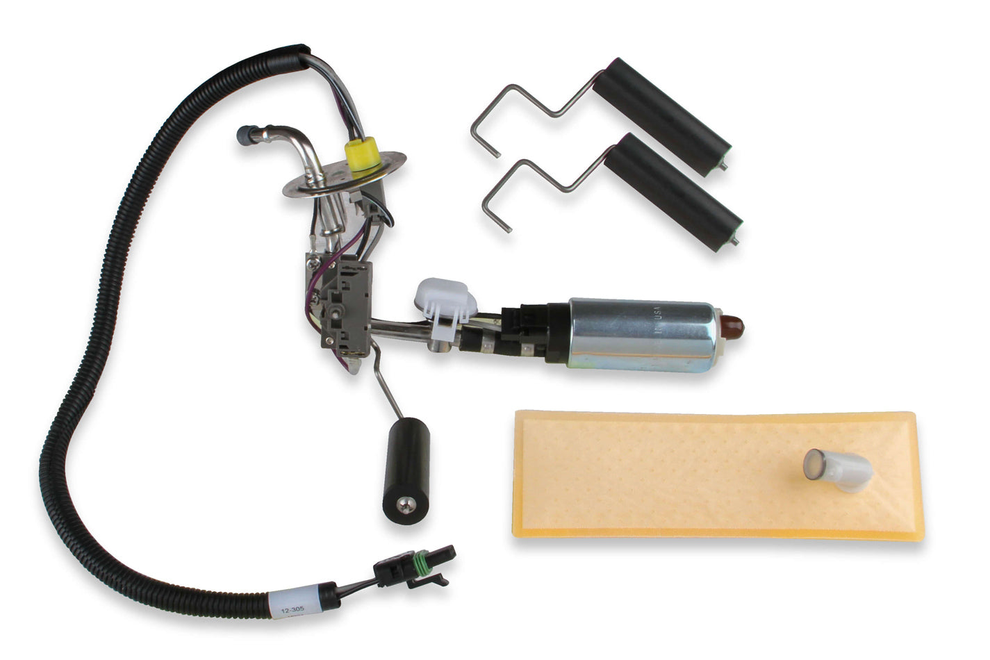 Holley 255 LPH Fuel Pump Module 64-70 Mustang OEM Tank MPN HLY12-305 For Ford Mustang 1964-70
