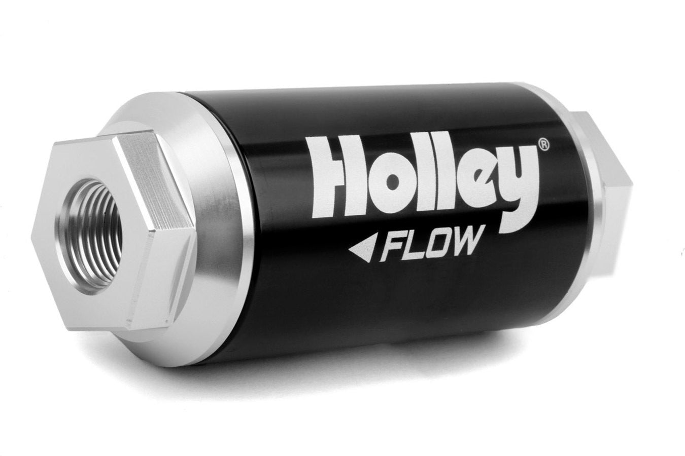 Holley Billet HP Fuel Filter - -8an 40-Micron 175GPH MPN HLY162-555