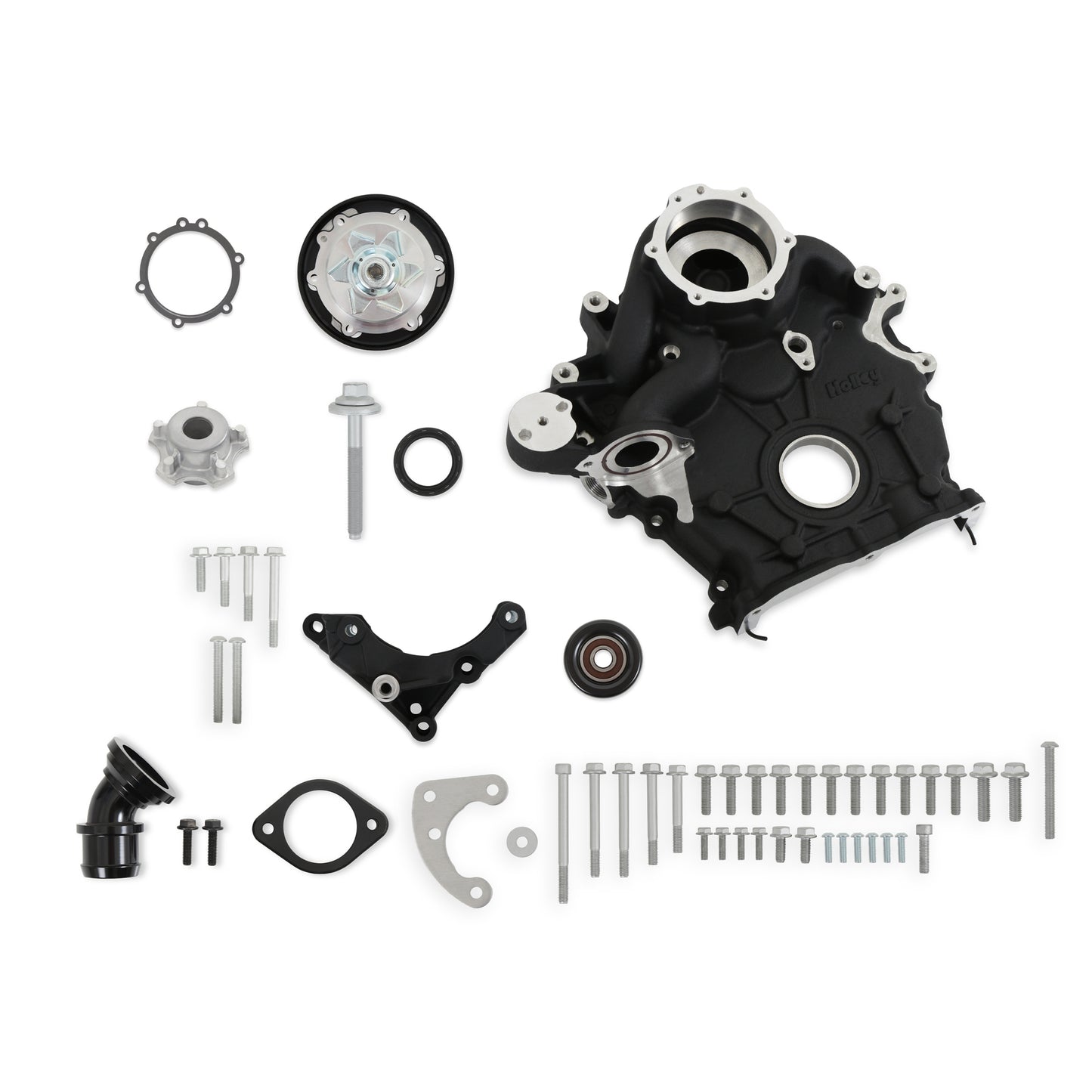Holley Base Accessory Drive Kit Ford 7.3L Godzilla MPN HLY20-300BK For Ford