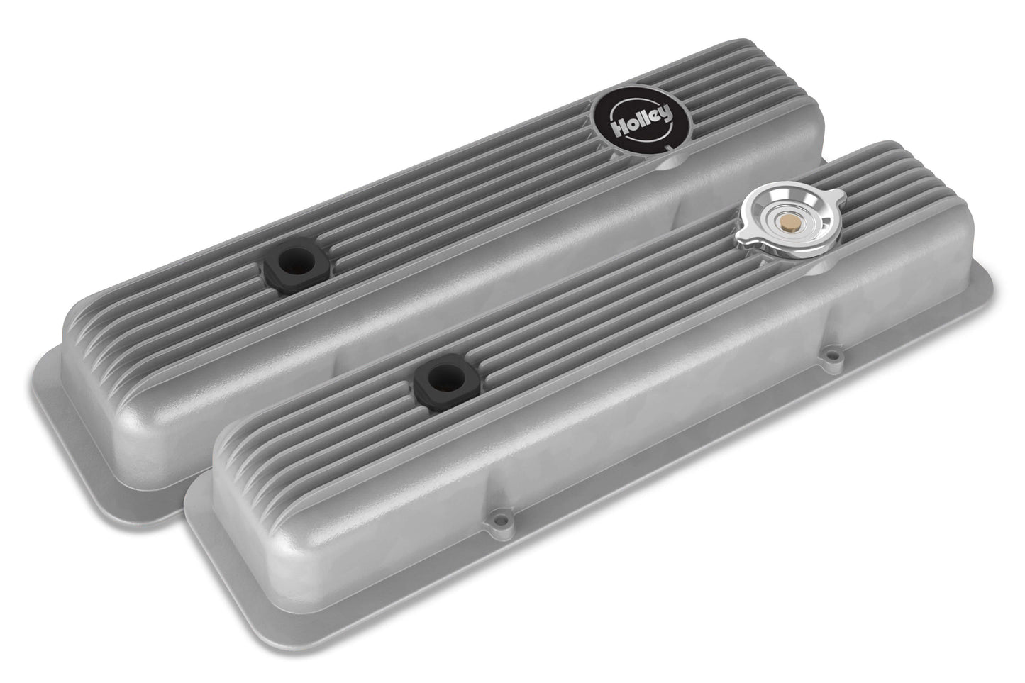 Holley SBC Muscle Series Valve Covers (pair) MPN HLY241-134 For Chevy