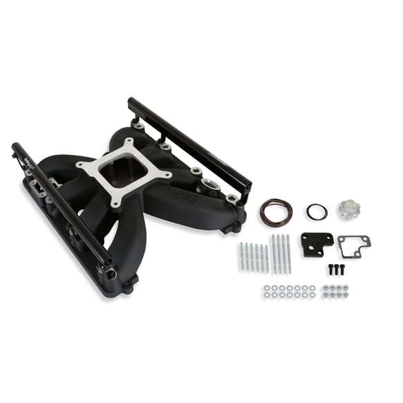 Holley Gen-3 Hemi EFI Intake Manifold Kit Black MPN HLY300-930BK For Mopar Gen III