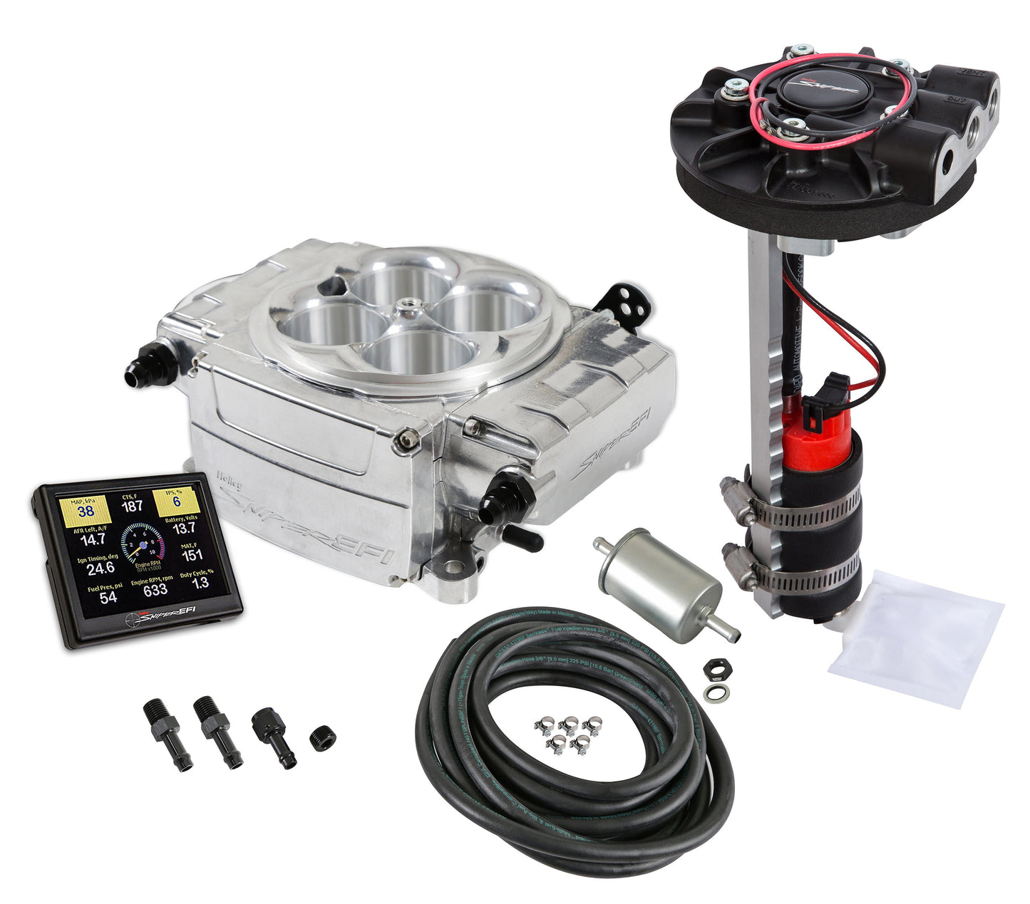 Holley Sniper 2 EFI Master Kit Return Retrofit MPN HLY550-510-3XR