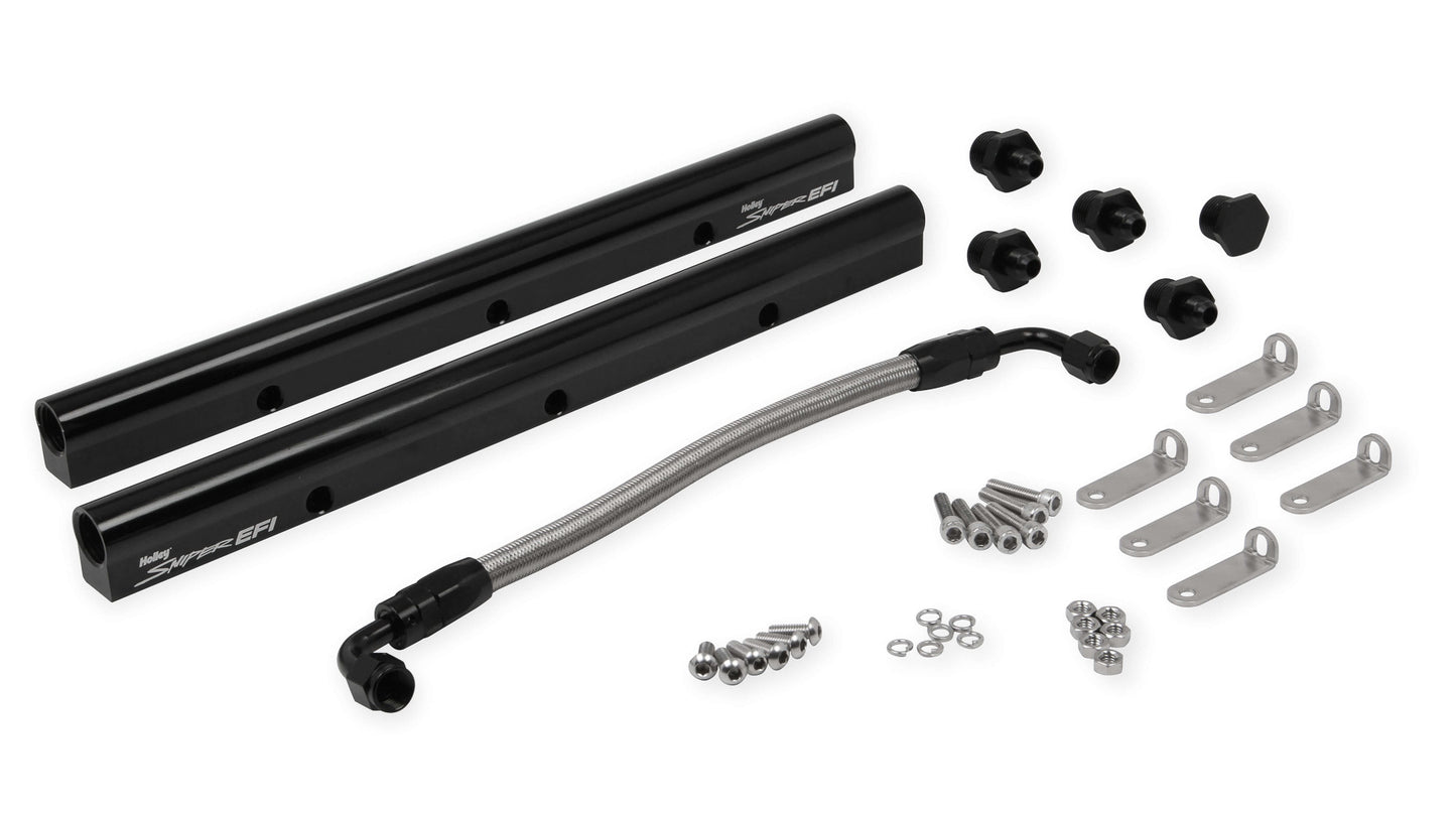 Holley EFI Fuel Rail Kit GM LS3/L92 Manifolds MPN HLY850002 For GM LS-Series