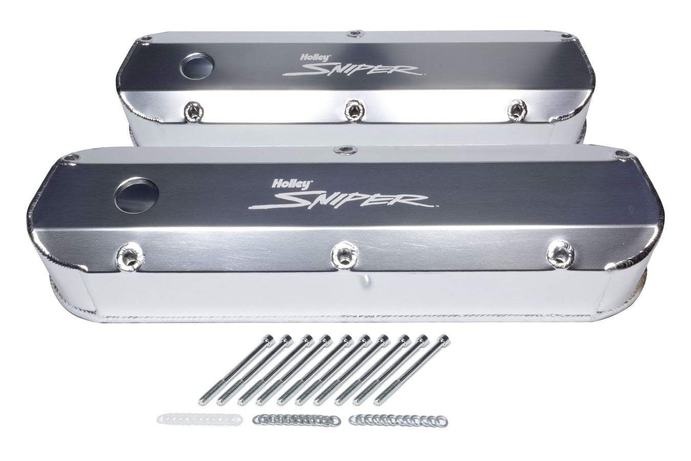 Holley Sniper Fabricated Valve Covers SBF Tall MPN HLY890012 For Ford