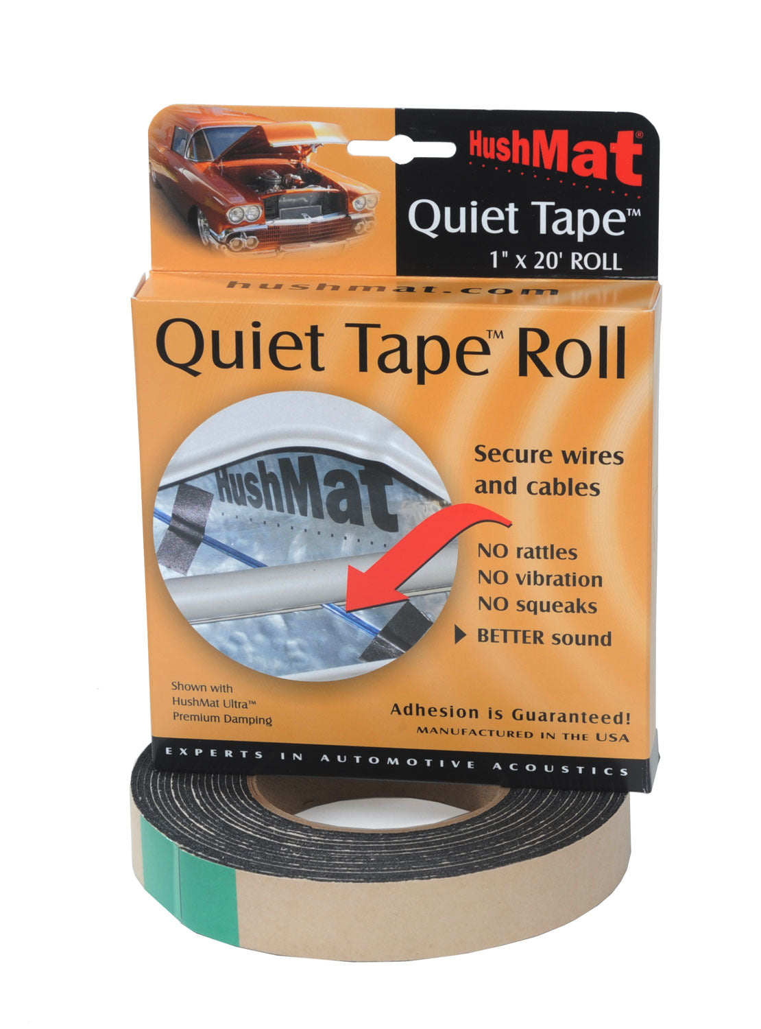 Hushmat Quiet Tape Shop Roll 1in x 20ft MPN HMT30300