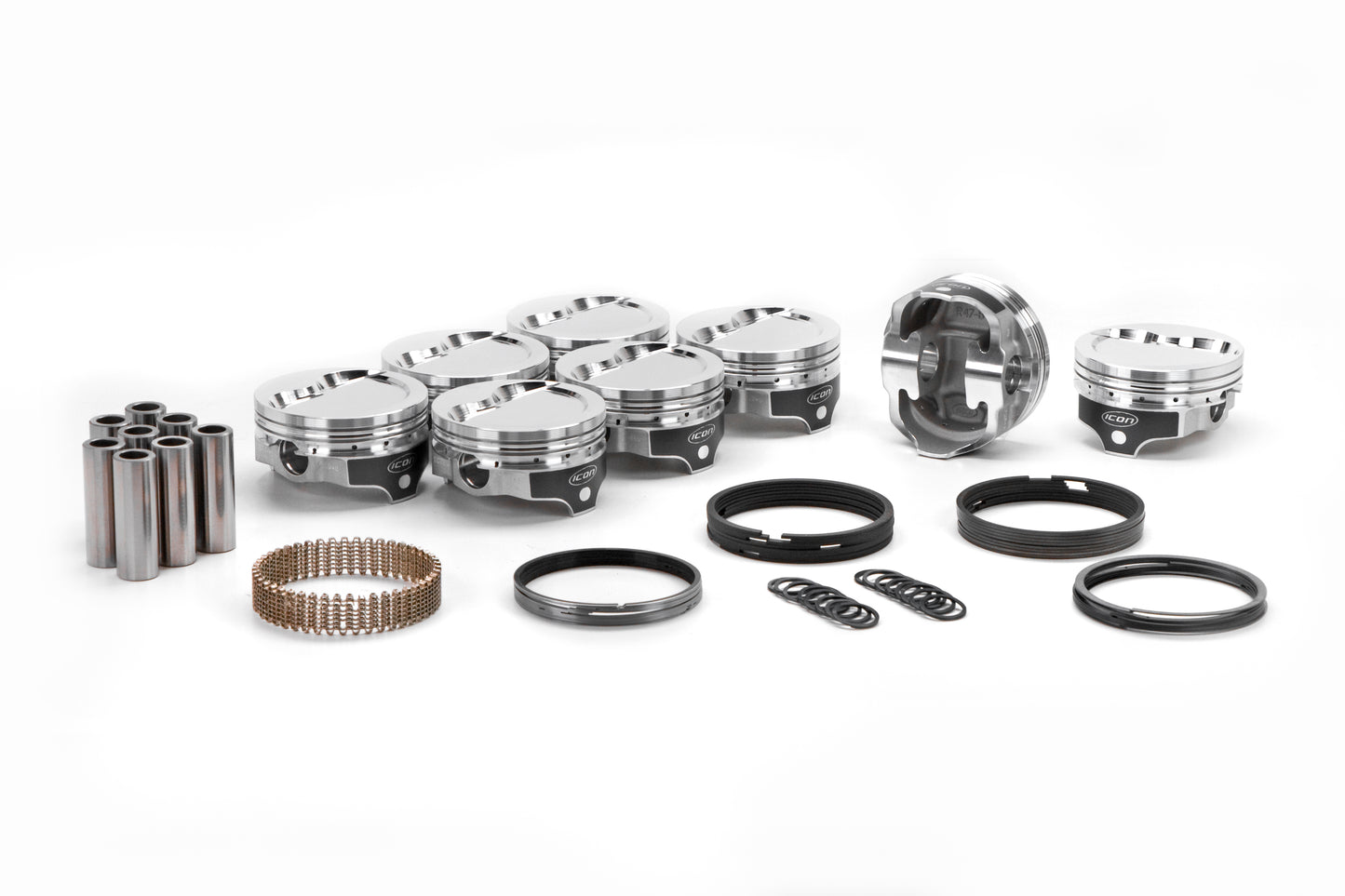 ICON PISTONS SBF Dished Forged Piston Set 4.030 Bore -12.6cc ICNIC725.030