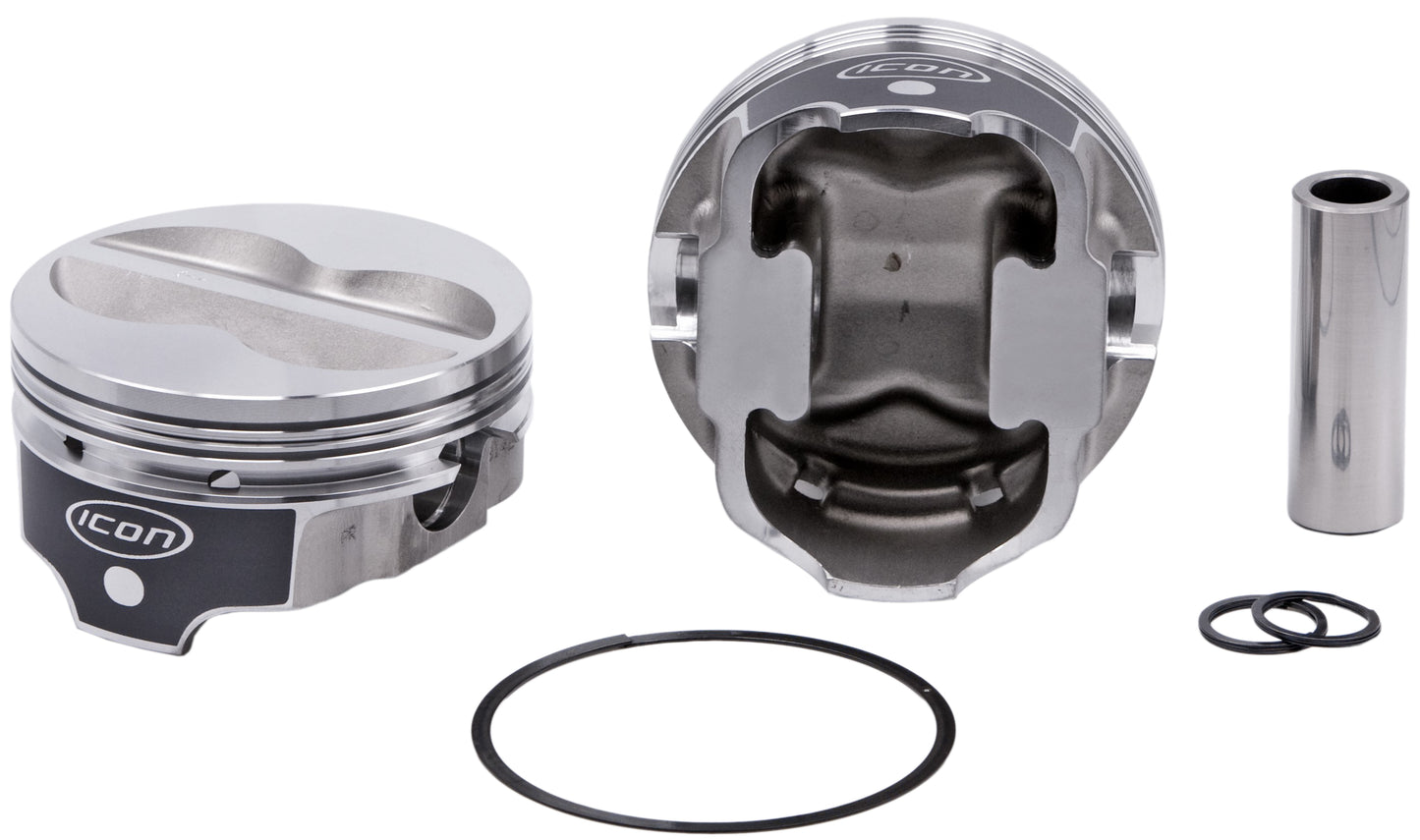 ICON PISTONS SBC F/T Forged Piston Set 4.030 Bore -10cc ICNIC9961.030