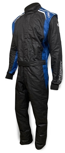 IMPACT RACING Suit Racer 2.0 1pc X-Large Black/Blue IMP24222606