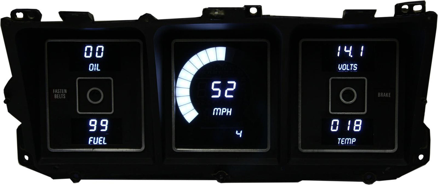 INTELLITRONIX LED Digital Gauge Panel Ford 1973-1979 Truck ITLDP1010W