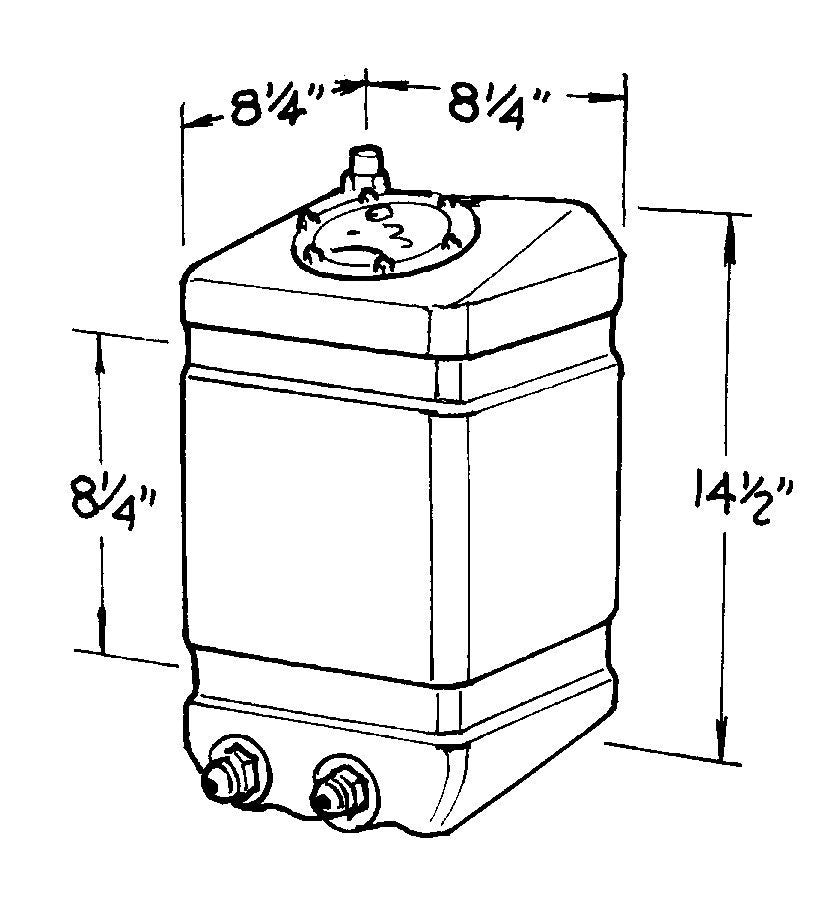 Jaz 3-Gallon Drag Race Cell MPN JAZ250-003-01