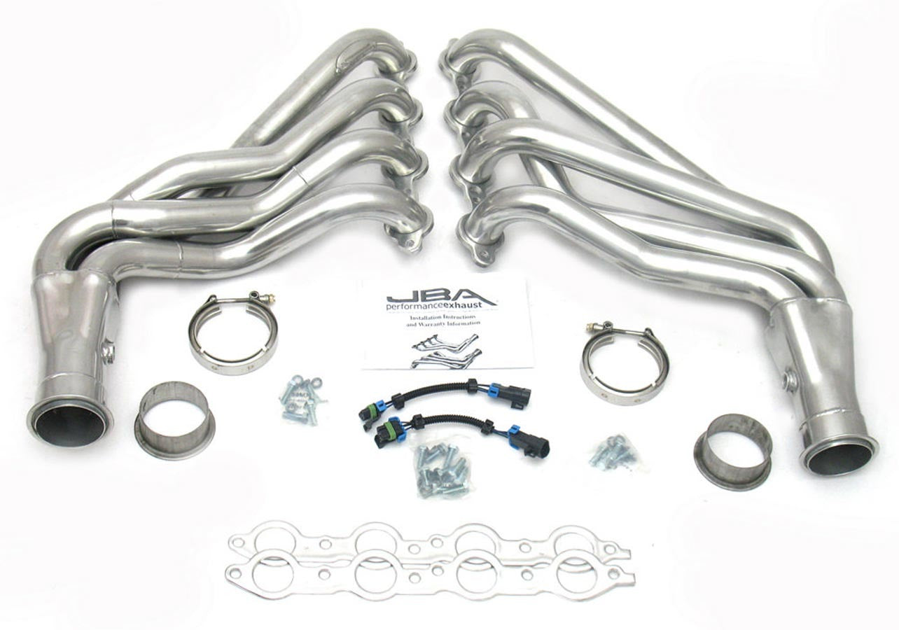 Jba Performance Exhaust Headers - 2010 SS Camaro - Long Tube Silver MPN JBA6813SJS For Chevy, GM Camaro, LS-Series, Ram 2010-13