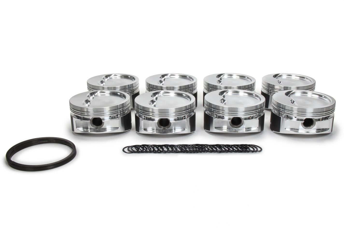 Je Pistons SBC Dished Piston Set 4.165 Bore -26.8ccc MPN JEP194888 For Chevy