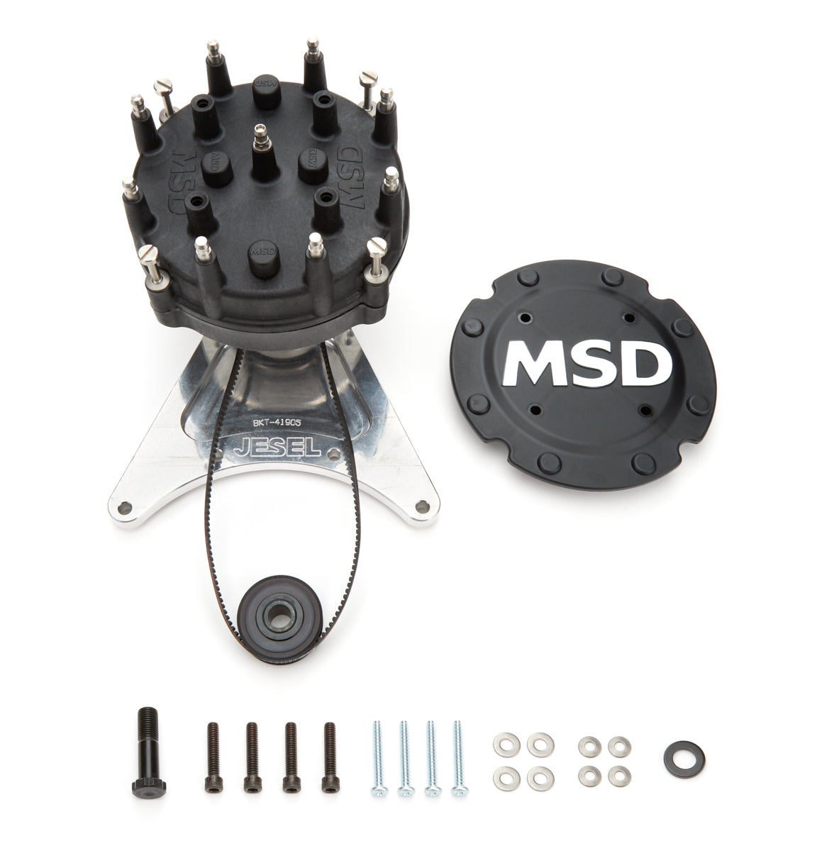 Jesel Belt Drive Dist. Kit SBC w/+.391 Raised Cam MPN JESKDD-44430 For Chevy