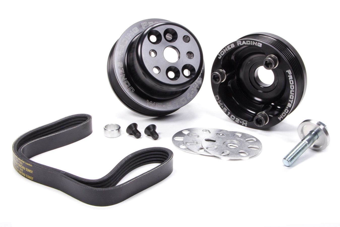 Jones Racing Products Serpentine Water Pump Drive Kit SBC Crate Engn MPN JRP1035-S-CE For Chevy