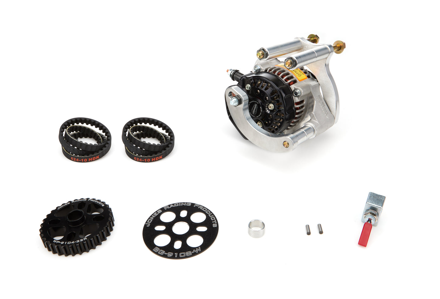 Jones Racing Products HTD Alternator Drive Kit Driver Side SBC /SWP JRP2041-L