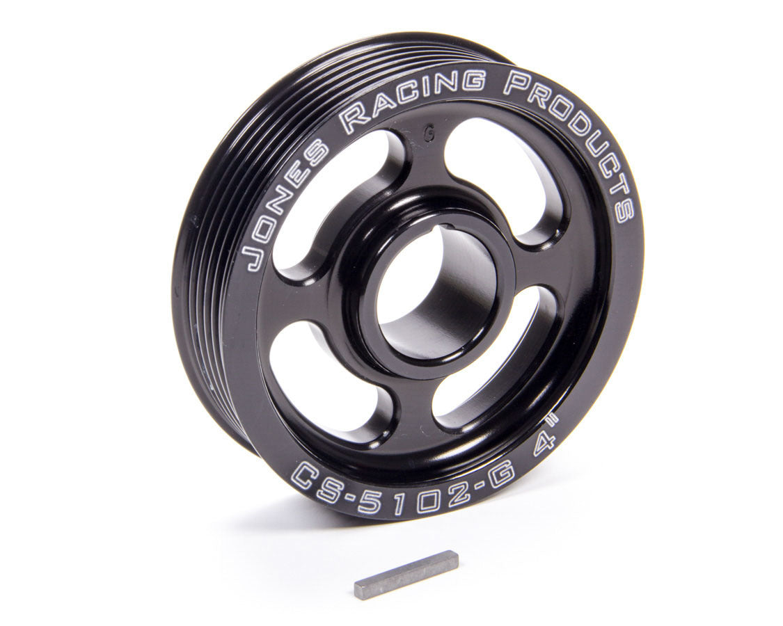 Jones Racing Products Serpentine Pulley 4in MPN JRPCS-5102-G