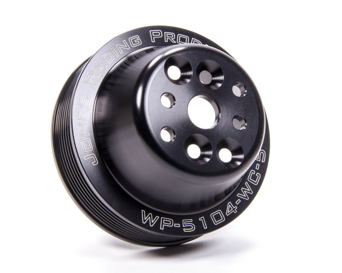Jones Racing Products Water Pump Pulley Serpentine 5in MPN JRPWP-5104-WC-5 For Universal use