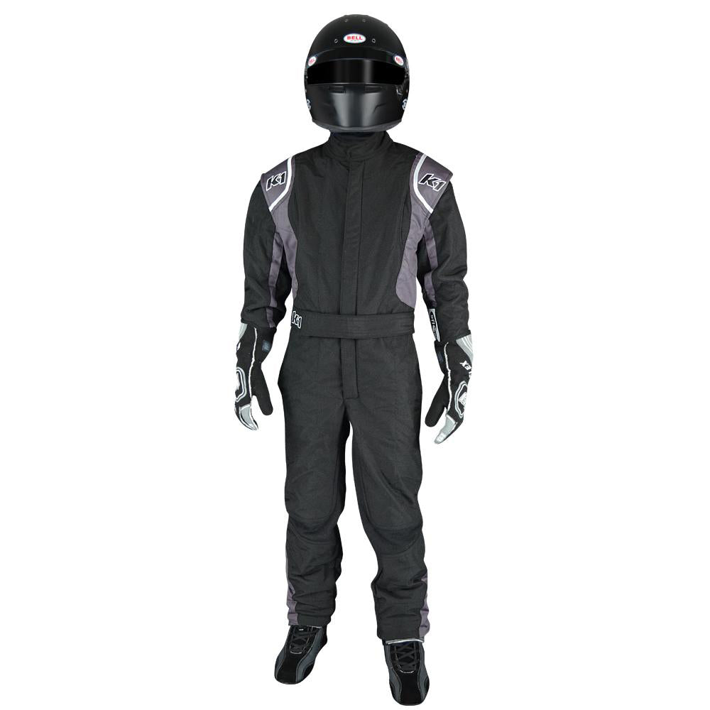 K1 Racegear Suit Precision II Black / Gray XX-Small Youth MPN K1R20-PRY-NG-2XS