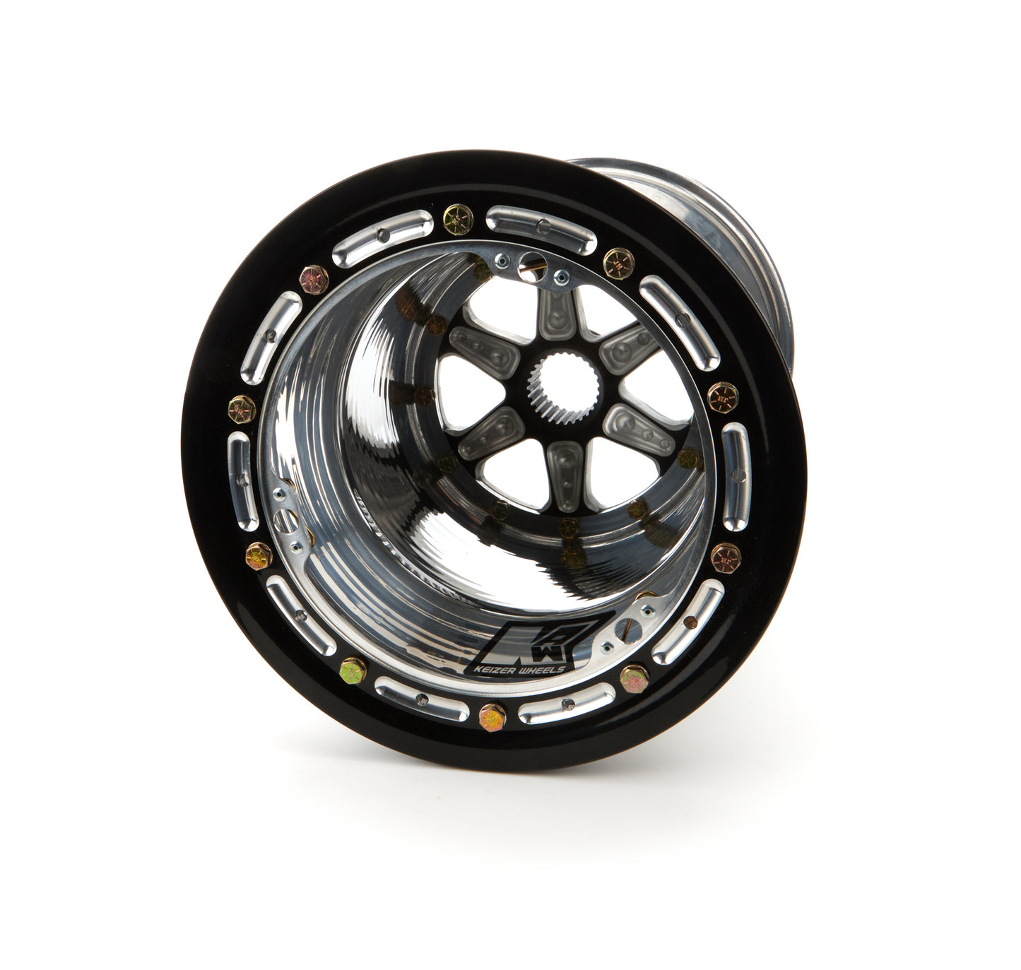 KEIZER ALUMINUM WHEELS, INC. Splined Wheel B/L 10x14 5in BS 27t KAW10145SPBL