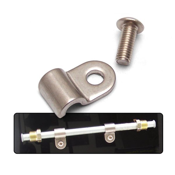 KEEP IT CLEAN 1/2in Stainless Steel Single Line Clamps 12Pk KICKICLC3500
