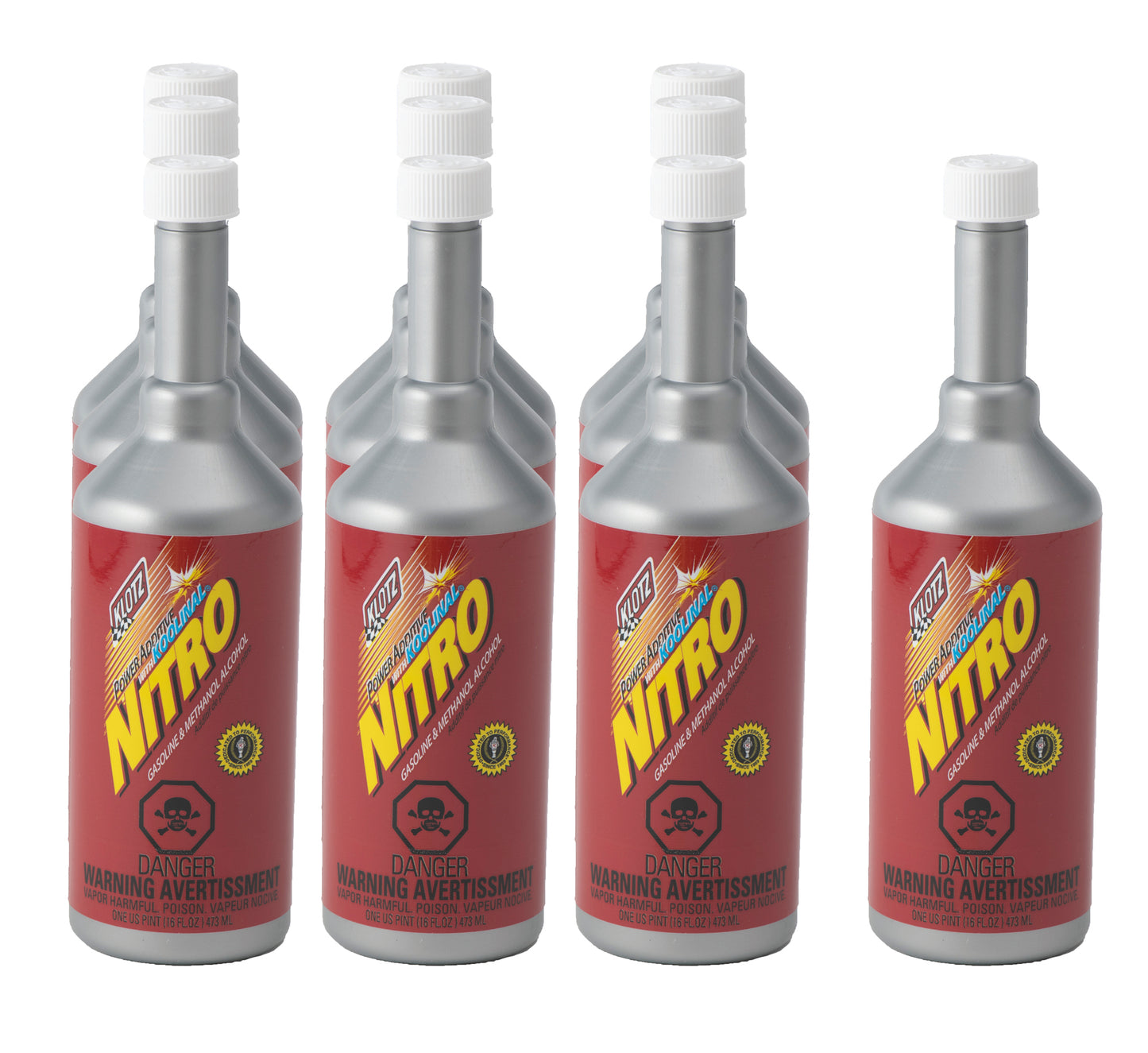 Klotz Synthetic Lubricants Nitro Power Additive w/ Koolinal Case 10x1Pint MPN KLOKL-600-10