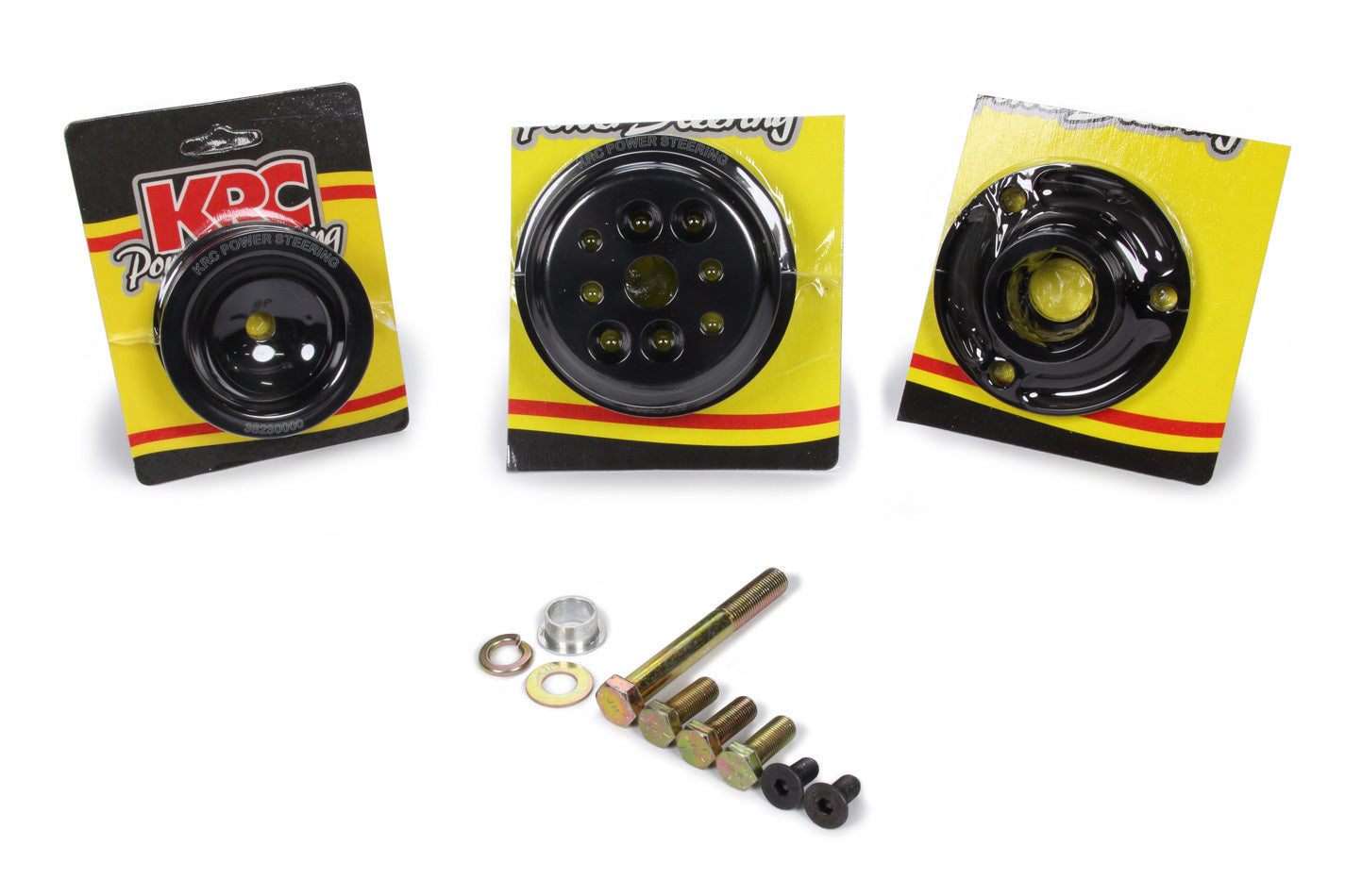 Krc Power Steering Serpentine Pulley Kit Pro Series SBC MPN KRC36403000 For Chevy