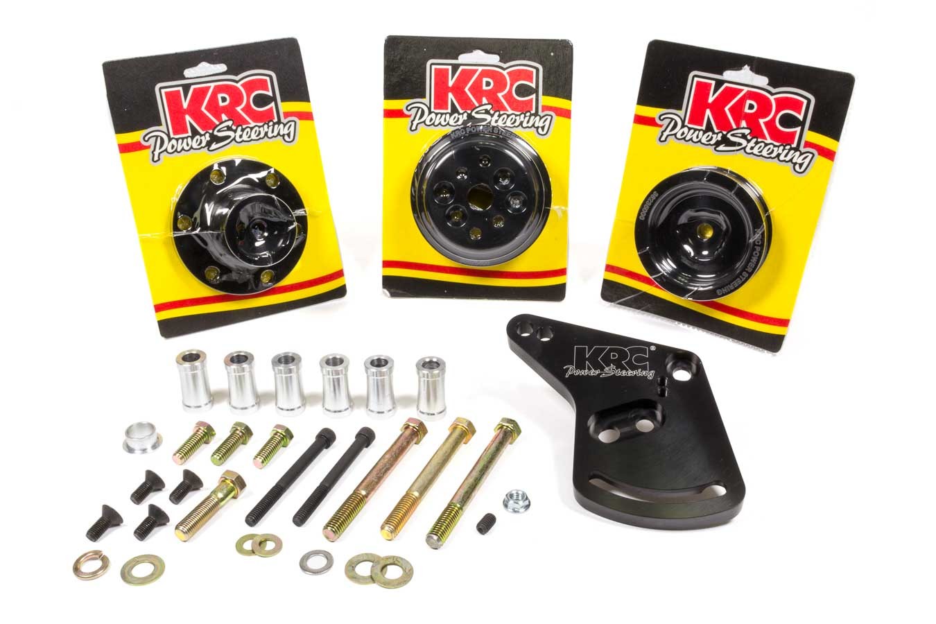 Krc Power Steering Pulley Kit Serpentine Ford 347SR/JR 12% Red. MPN KRCKIT66347612 For Ford
