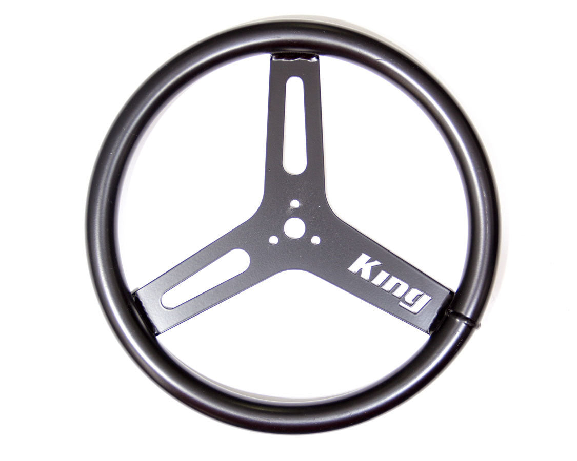 KING RACING PRODUCTS Steering Wheel Alum Big Tube Black KRP1460
