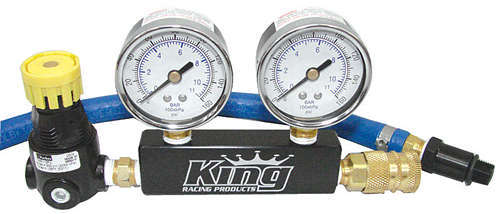 King Racing Products Leak Down Tester Dual Gauge MPN KRP1915