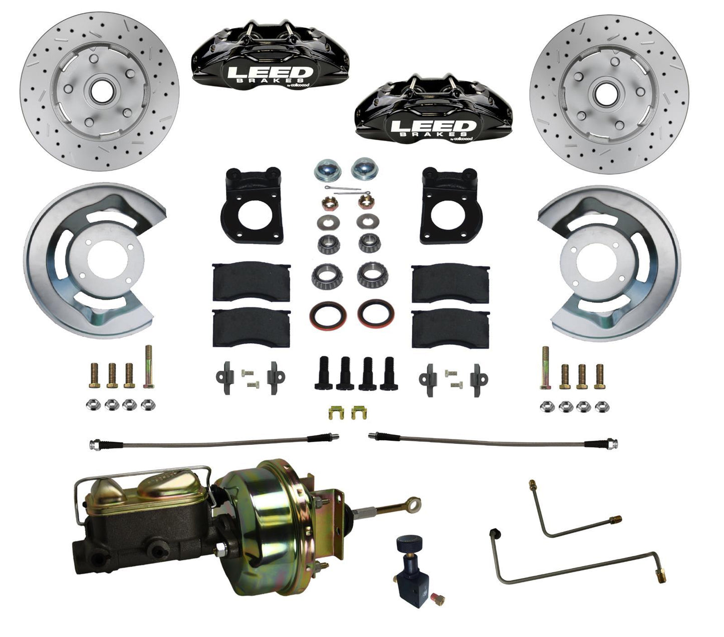 LEED BRAKES 65-66 Mustang Brake Conversion Kit LEEBFC0005-H405AX