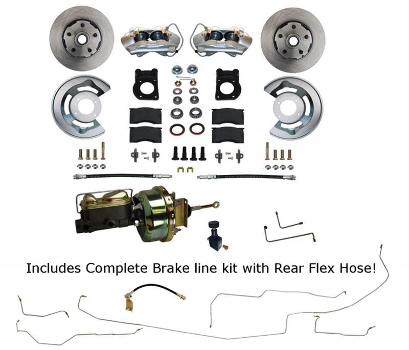 LEED BRAKES 64-66 Mustang Power Conv ersion Brake Kit LEEFC0001-H405ALK
