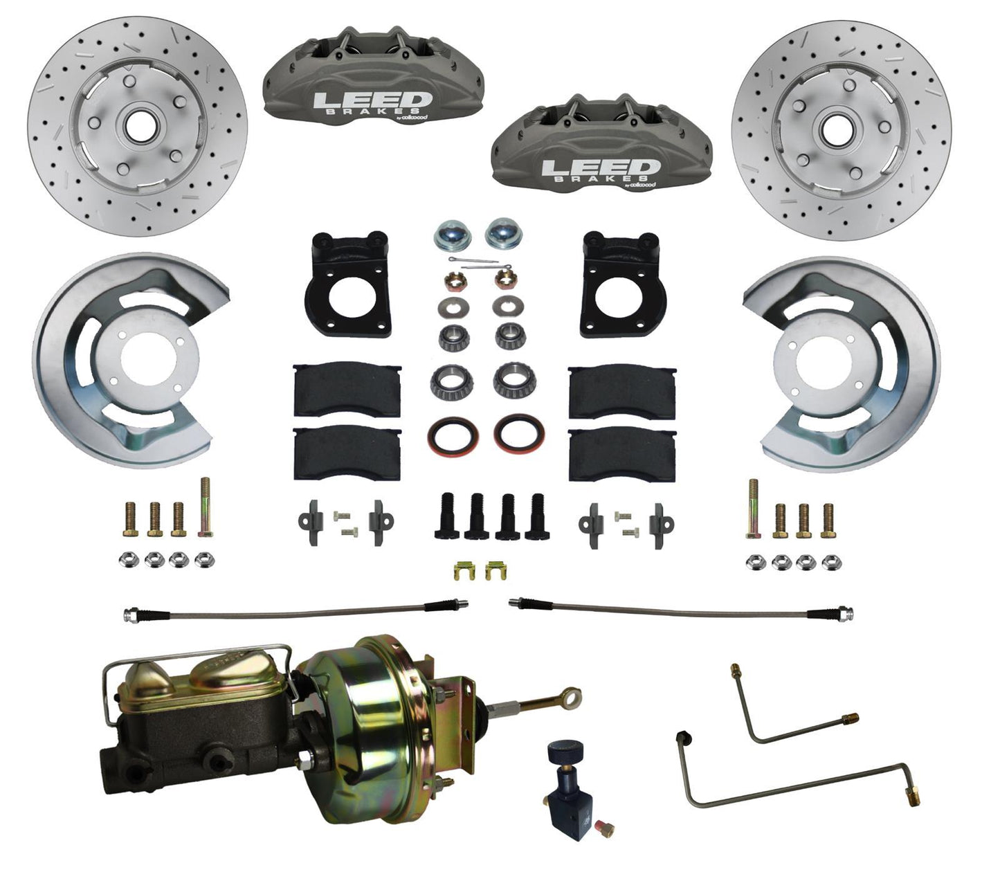 LEED BRAKES 65-66 Mustang Brake Conversion Kit LEEFC0005-H405AX