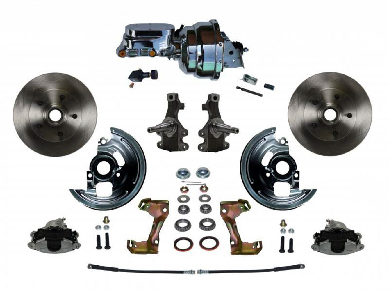 LEED BRAKES A/F & X-Body Power Brake Conversion Kit 2in Drop LEEFC1003-N605