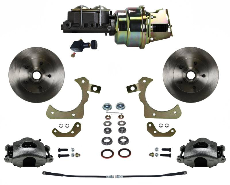 LEED BRAKES 55-58 GM Full Size Car Brake Conversion Kit LEEFC1010-K105