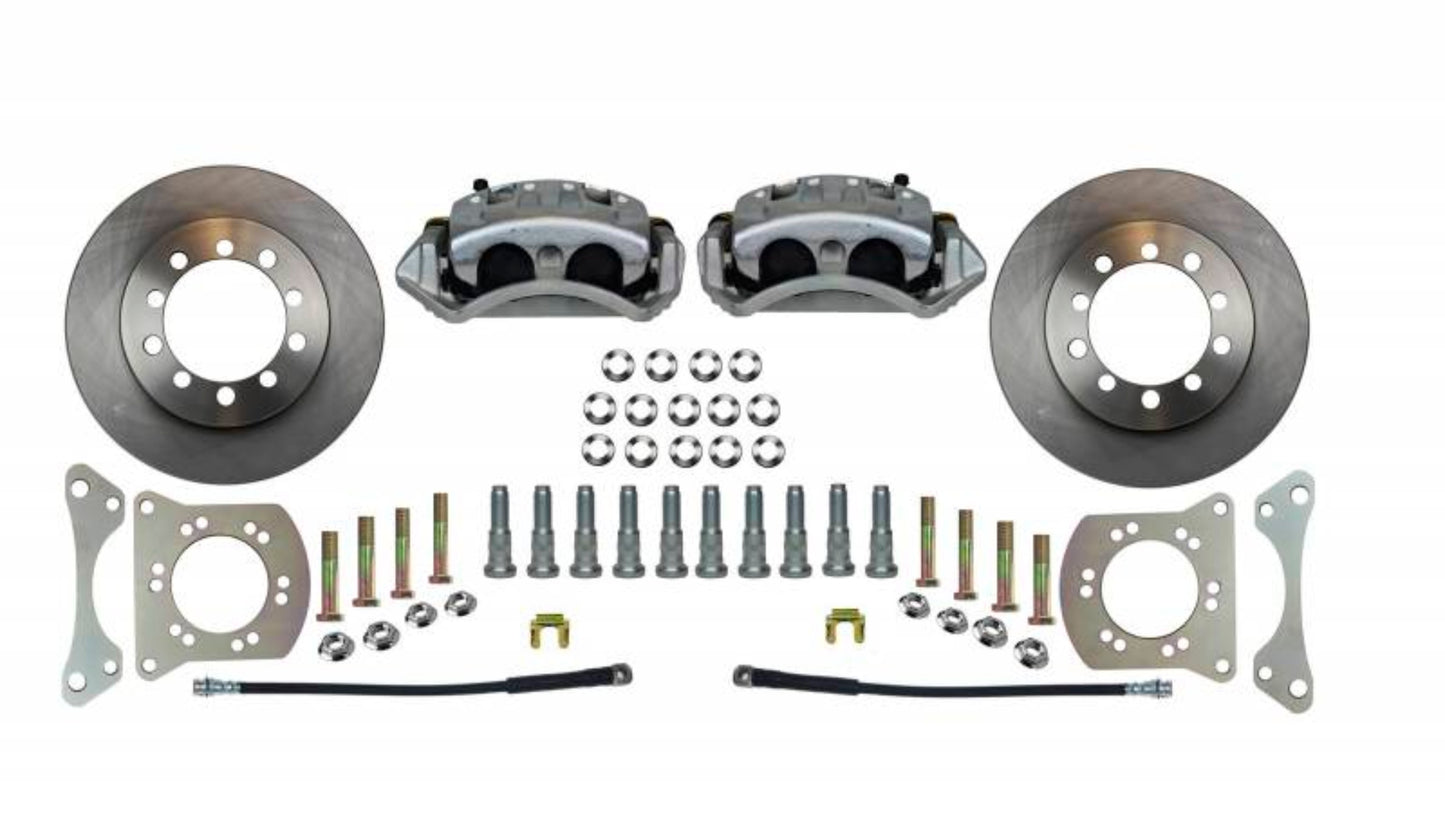 LEED BRAKES 43-75 Jeep CJ Front Disc Brake Kit LEEFC3001SM