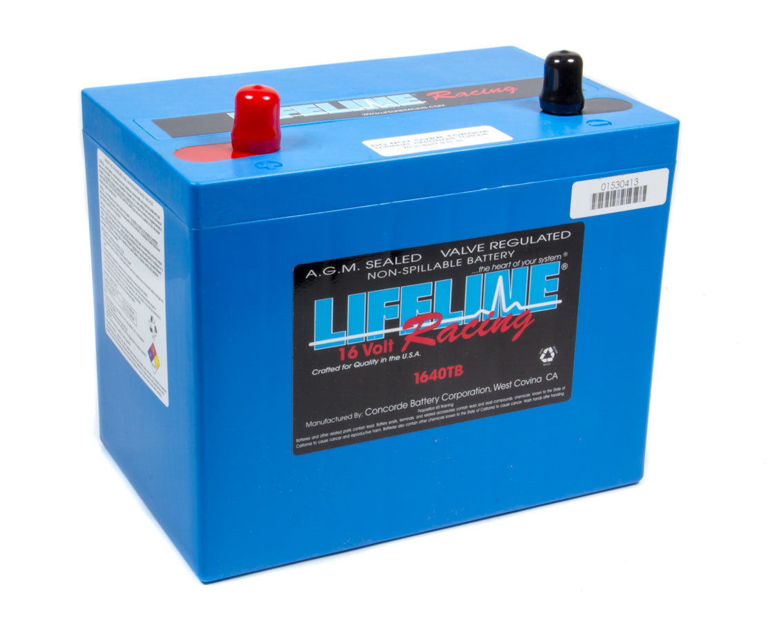 Lifeline Battery 16 Volt 2 Post Battery MPN LFBLL-1640TB For GM
