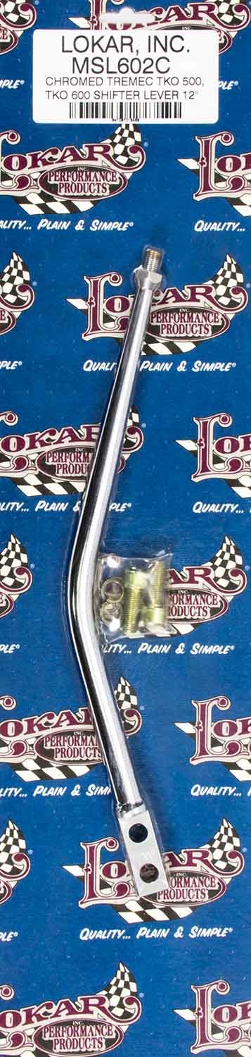 Lokar Shift Lever TKO 500-600 Aluminum 12in chrome MPN LOKMSL602C