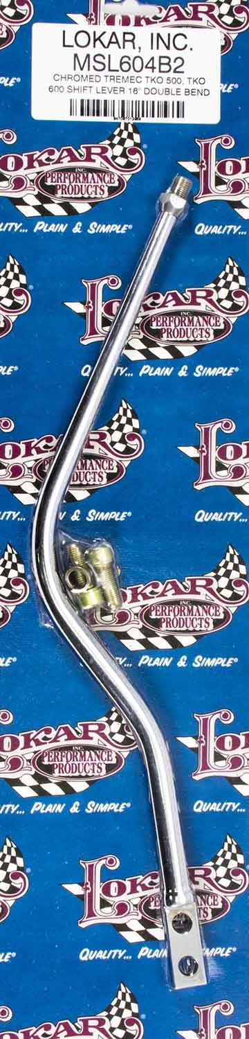 Lokar TKO500/600 Shift Lever 16in Aluminum chrome MPN LOKMSL604B2