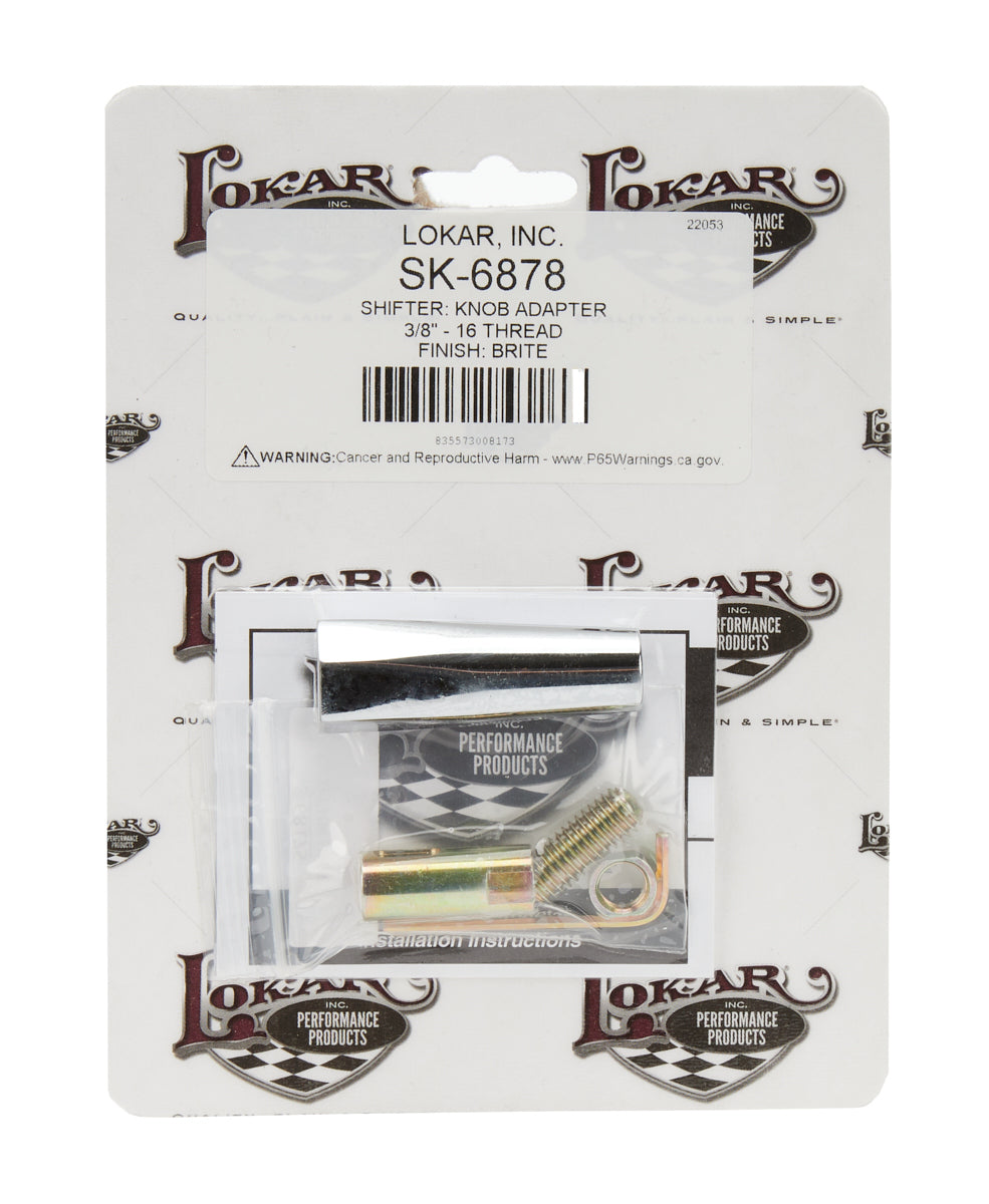 Lokar Shifter Knob Adapter 3/8-16 MPN LOKSK-6878