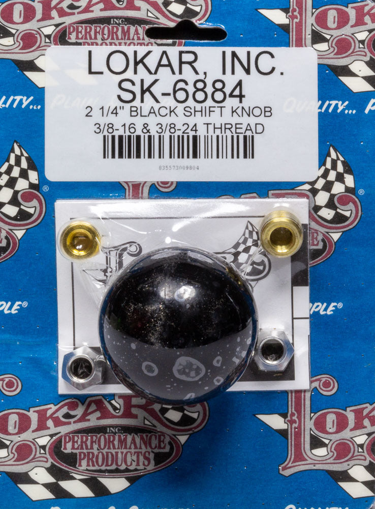 Lokar Shift Knob 2-1/4in Black MPN LOKSK-6884