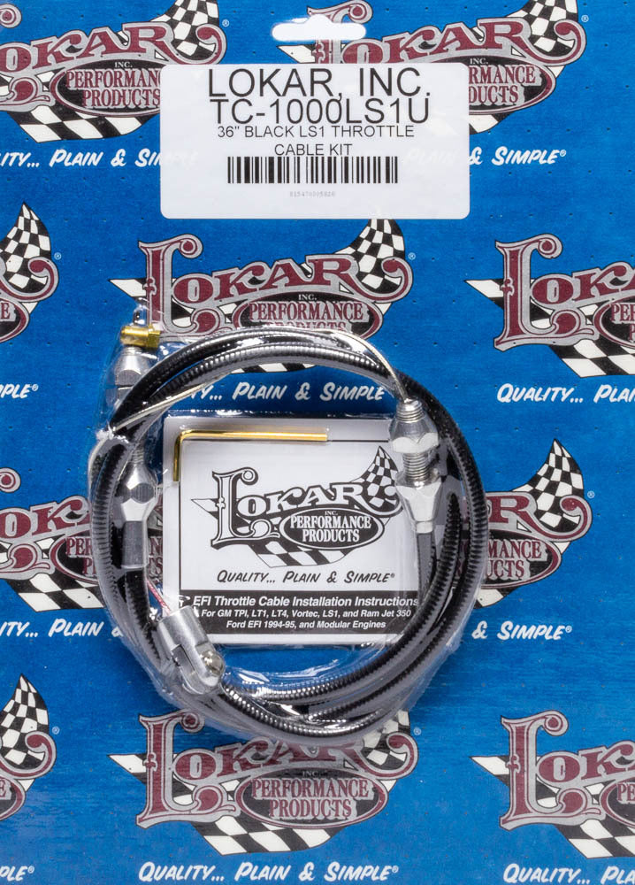 LOKAR Hi-Tech Throttle Cable Kit LOKTC-1000LS1U