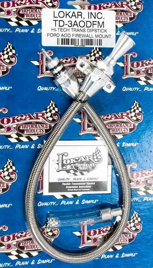 Lokar Transmission Dipstick Ford AOD MPN LOKTD-3AODFM