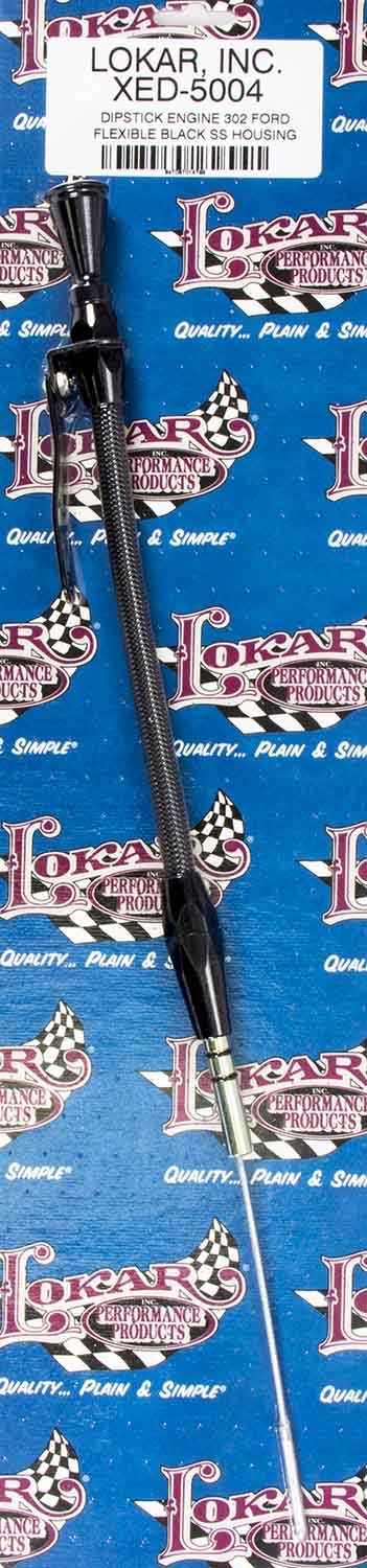 Lokar Flexible Engine Dipstick Black SBF 302 MPN LOKXED-5004 For Ford