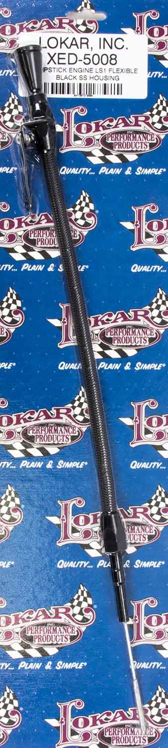 Lokar Flexible Engine Dipstick Black GM LS1 MPN LOKXED-5008 For GM LS-Series