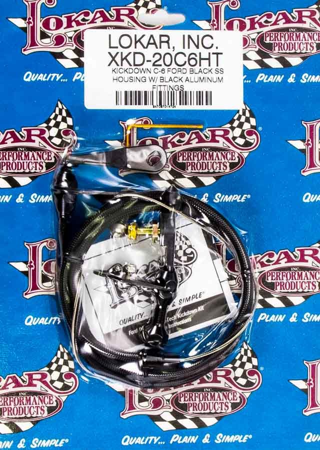 Lokar Black Kickdown Kit Ford C6 MPN LOKXKD-20C6HT