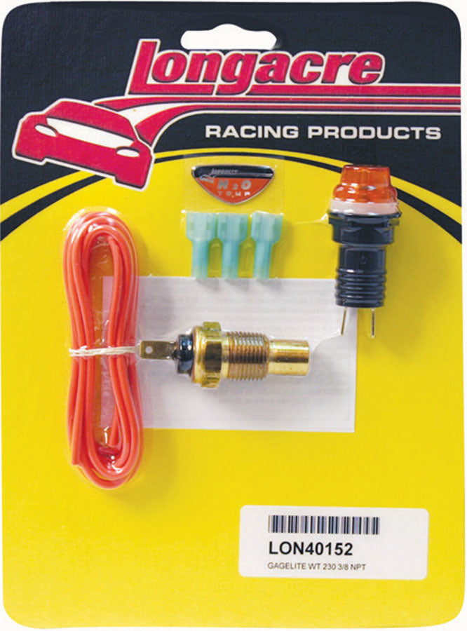 Longacre Gagelite Kit W/T 3/8in. NPT 230 Deg MPN LON52-40152