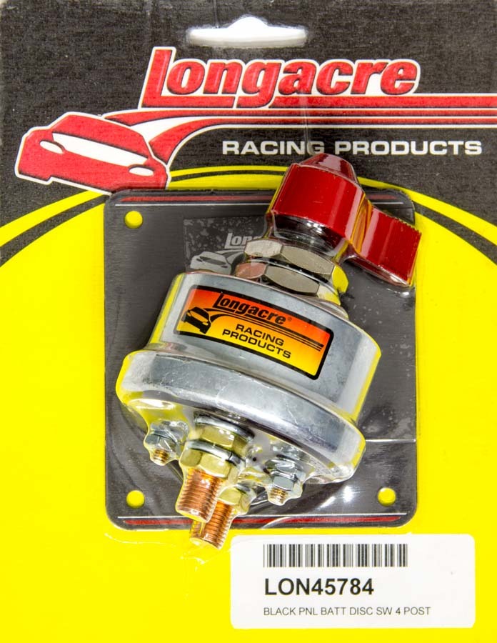 LONGACRE Battery Disconnect Panel Black 4 Post LON52-45784